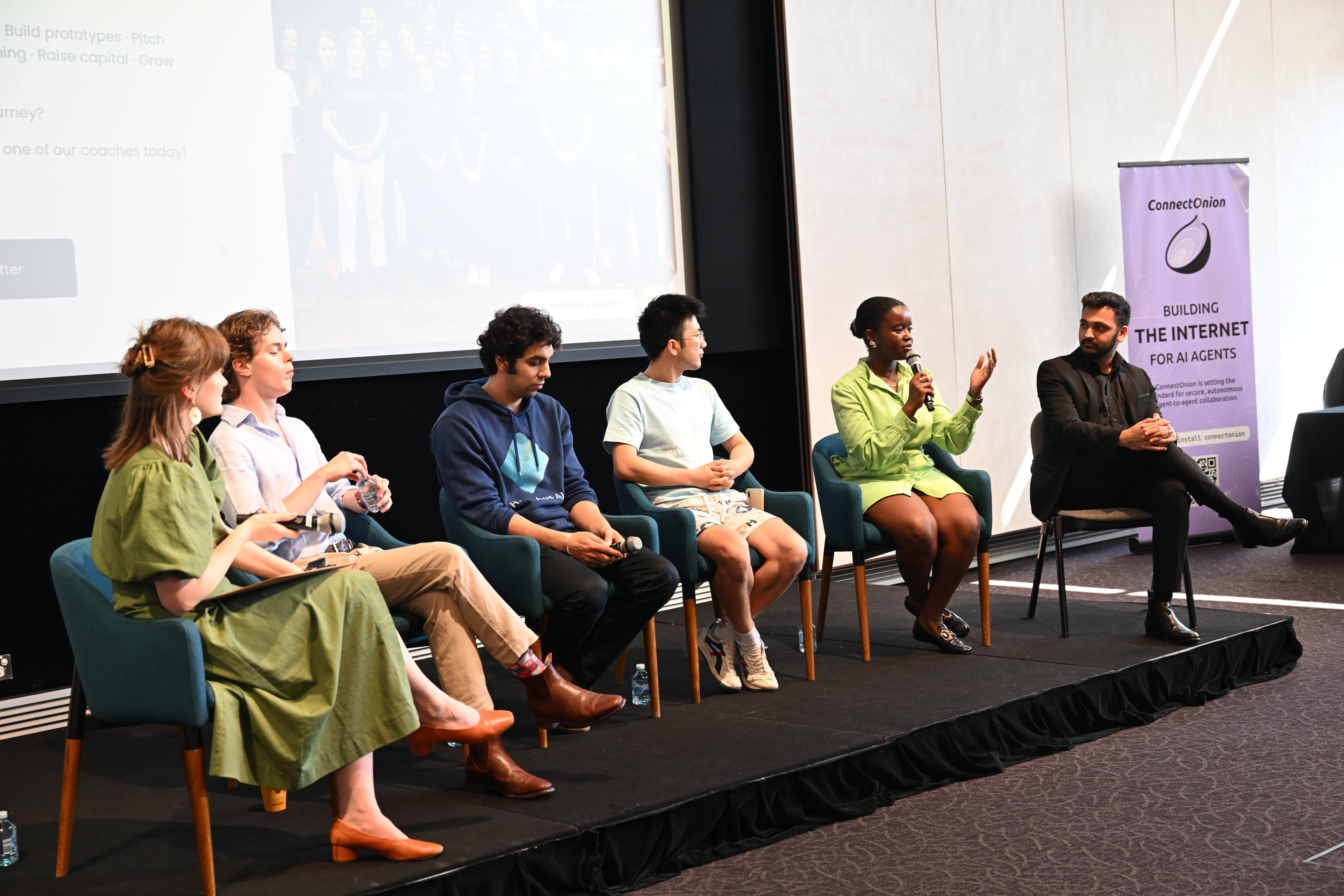 AI Startup Showcase panel, AI in Business and Society, Sydney